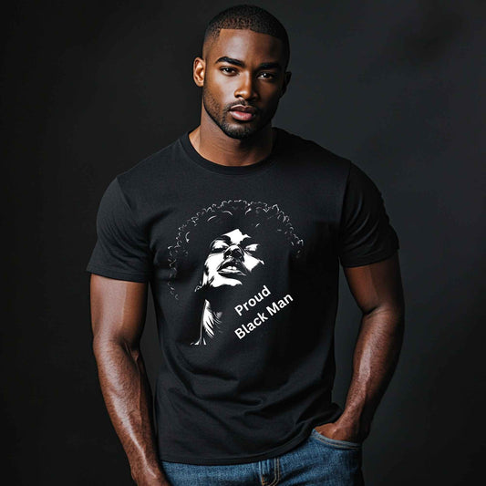 Proud Black Man Minimalist Tee