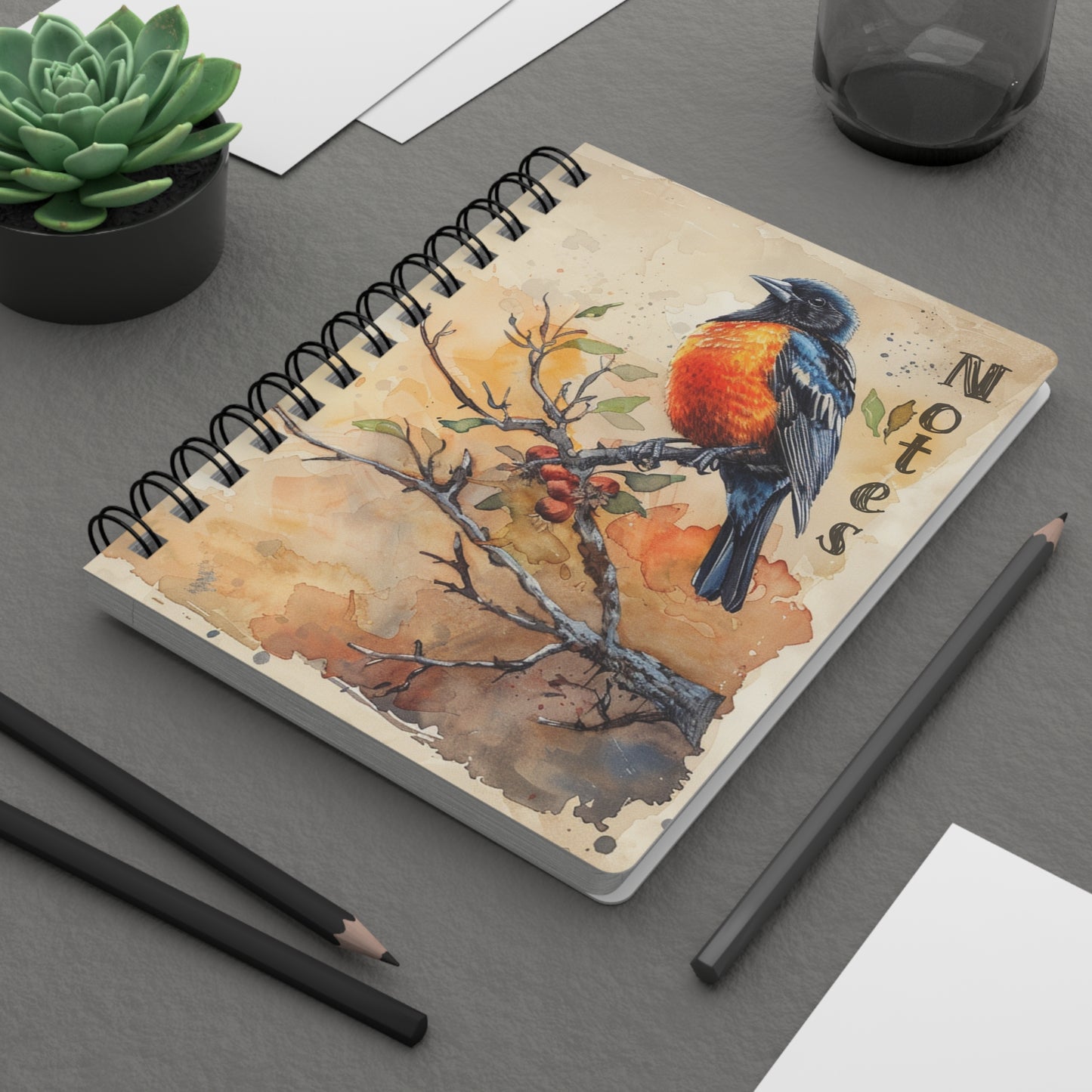 "Feathered Fantasies Notebook"