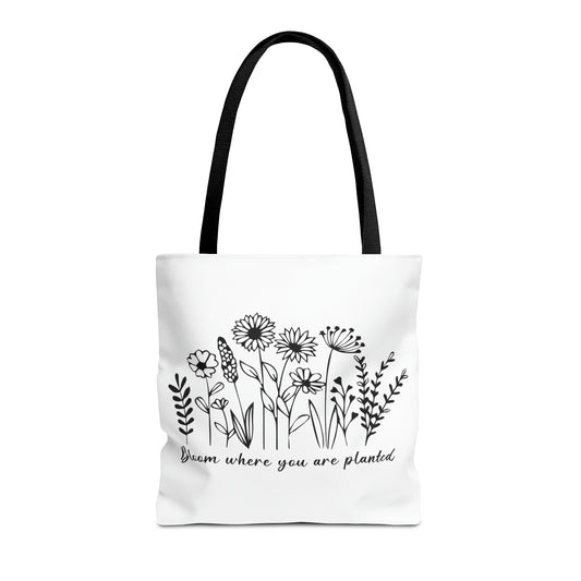 "Bloom Where Planted Tote"