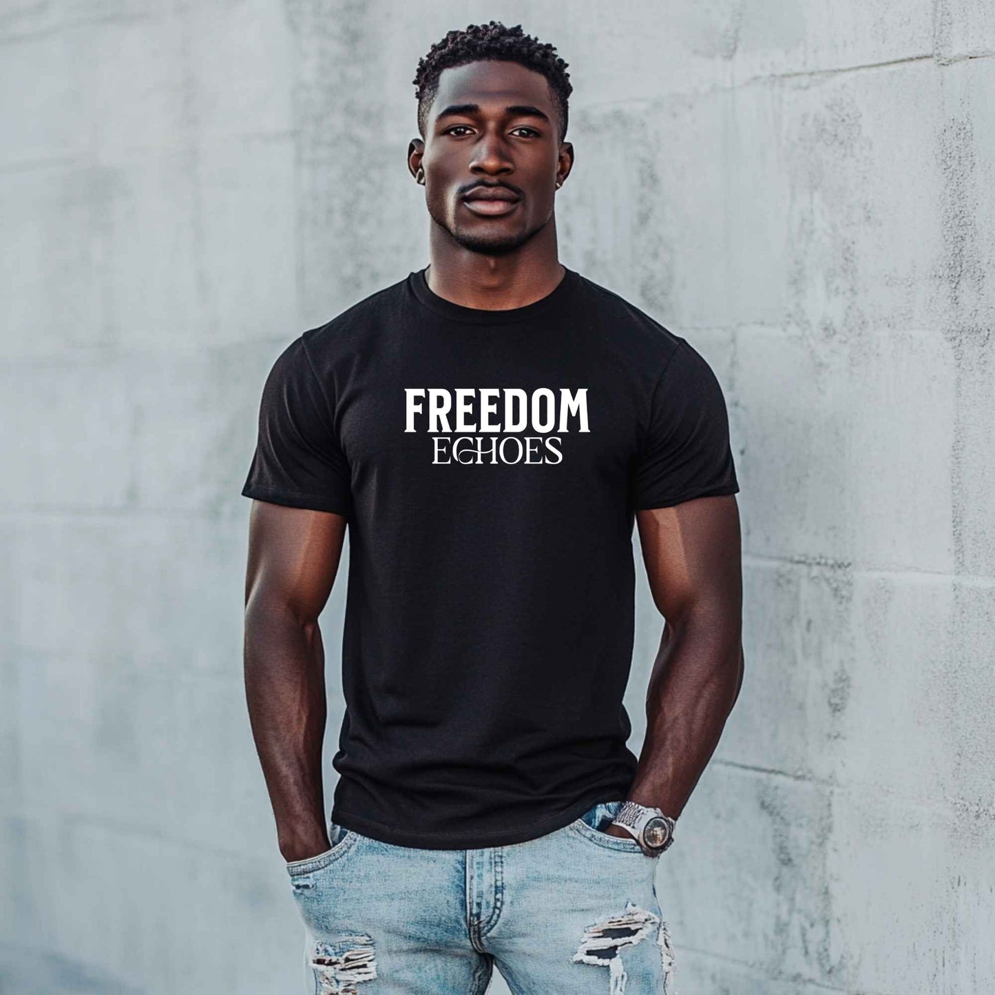 Freedom Echoes Minimalist T-shirt