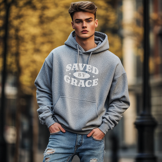 Saved by Grace - Jerzees Hoodie