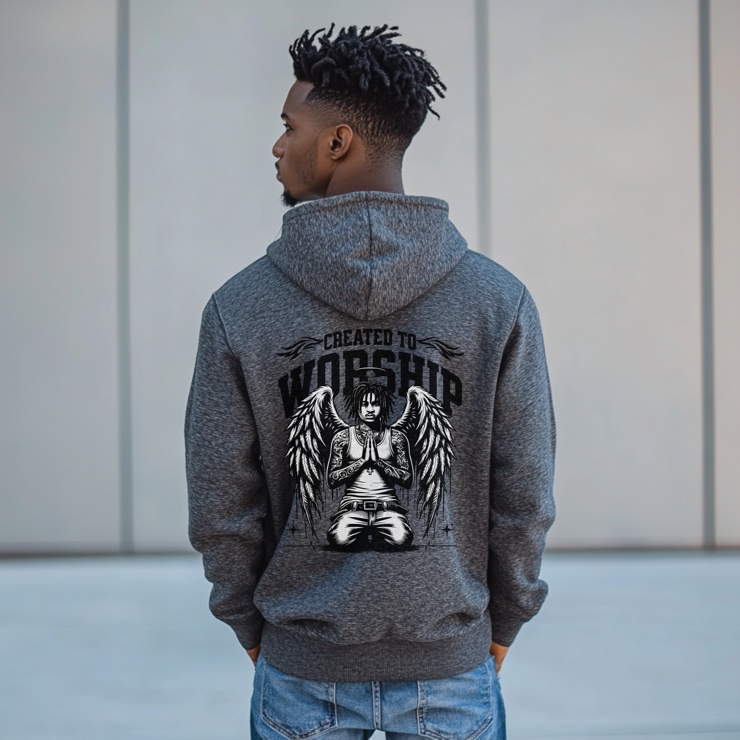 Created to Worship - Jerzees Hoodie