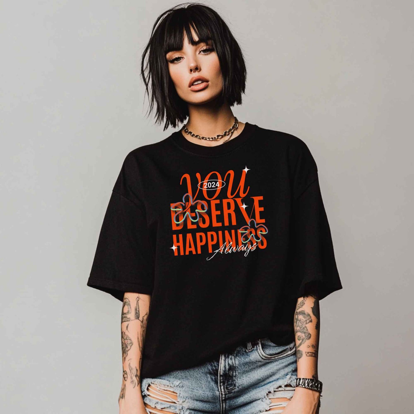 You Deserve  - Bella Canvas Oversized Tee